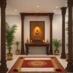 A Traditional Indian Pooja Room